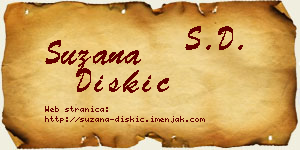 Suzana Diskić vizit kartica